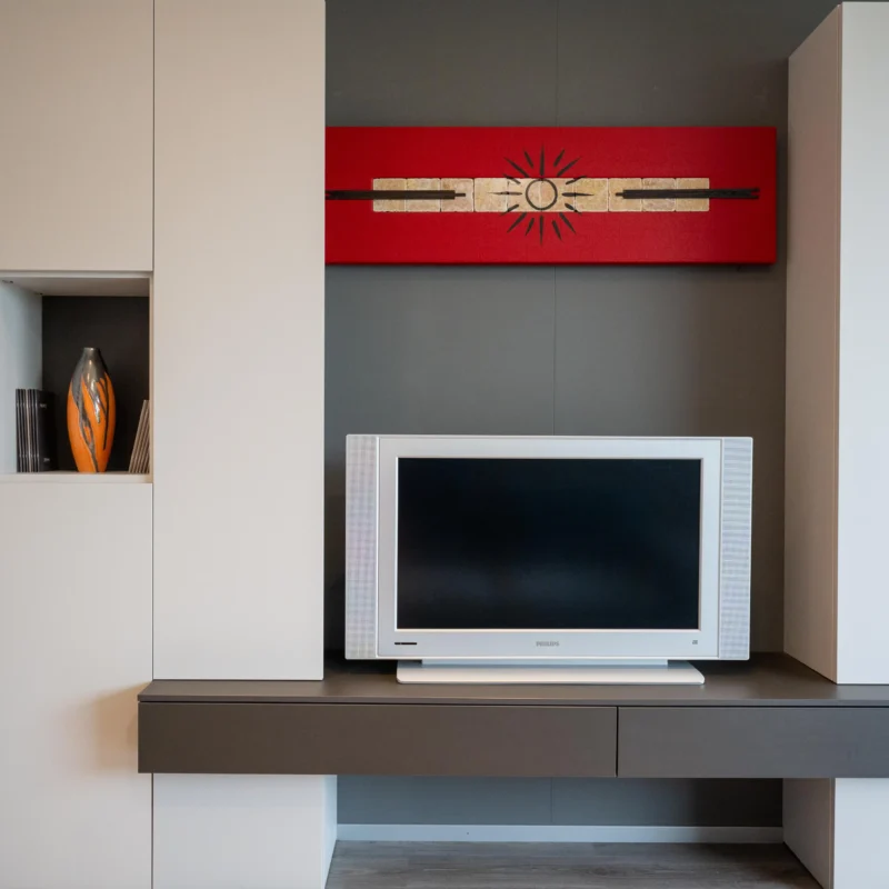 soggiorno living mobilstella parete attrezzata